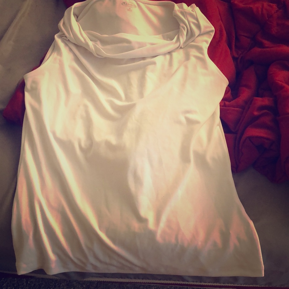 Sleeveless White Blouse for Sale!